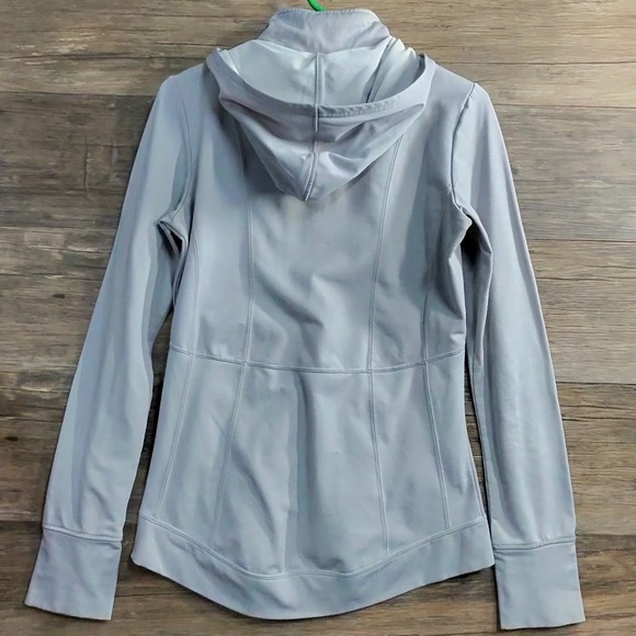 Puma Women's Light Gray Full Zip Hoodie - Picture 7 of 10